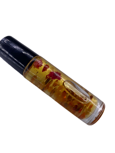 Red Agate Crystal Roller